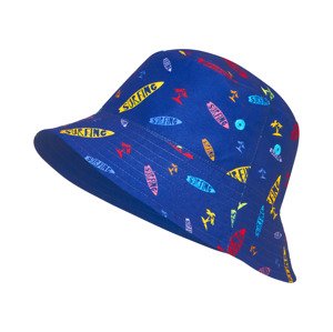 Playshoes Dětský oboustranný klobouk s UV ochranou 50+ (surfování/palma, 54-55)