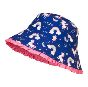 Playshoes Dětský oboustranný klobouk s UV ochranou 50+ (jednorožec, 52-53)