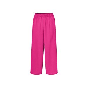 esmara® Dámské kalhoty se širokými nohavicemi (růžová, S(36/38))