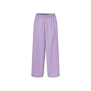 esmara® Dámské kalhoty se širokými nohavicemi (lila fialová, Xs(32/34))