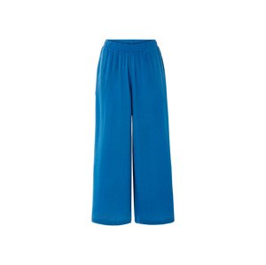 esmara® Dámské kalhoty se širokými nohavicemi (modrá, S(36/38))