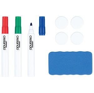 crelando® Sada popisovačů k magnetické tabuli (sada k magnetické tabuli)