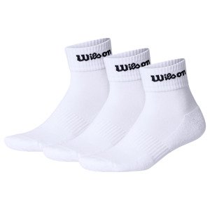 Wilson Dámské / Pánské sportovní ponožky, 3 páry (bílá, 35-38)