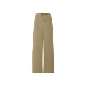 esmara® Dámské kalhoty se širokými nohavicemi (khaki, M(40/42))