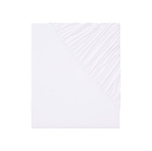 Livarno home Žerzejové napínací prostěradlo, 140-160 x 200 cm (bílá)