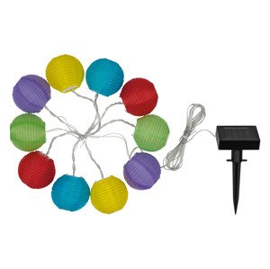 Livarno home Solární LED řetěz (lampiony/barevné)