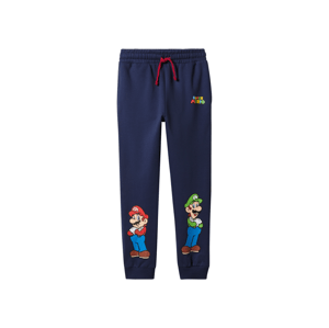 Chlapecké tepláky, Super Mario (navy modrá, 122/128)