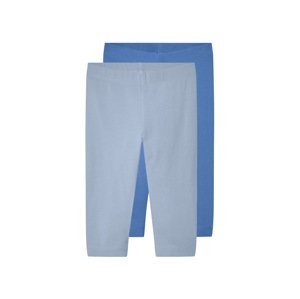 lupilu® Dívčí capri legíny, 2 kusy (modrá, 98/104)