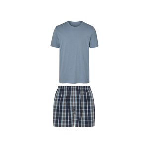esmara® Pánské pyžamo (modrá / navy modrá / šedá, L (52/54))