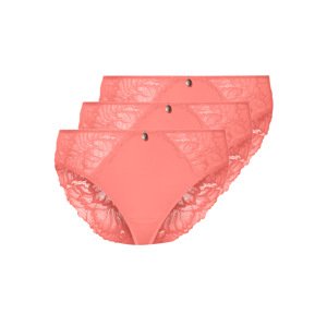 esmara® Dámské kalhotky s krajkou, 3 kusy (růžová, XS (32-34))