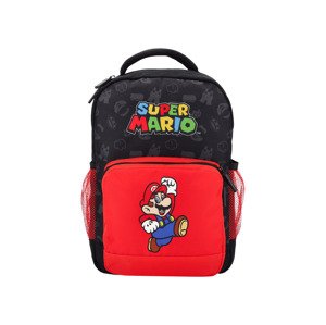 Dětský batoh, Super Mario (černá/červená)