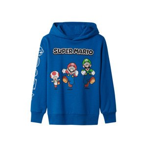 Chlapecká mikina, Super Mario (modrá, 110/116)