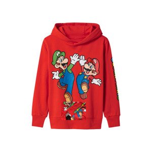 Chlapecká mikina, Super Mario (červená, 134/140)
