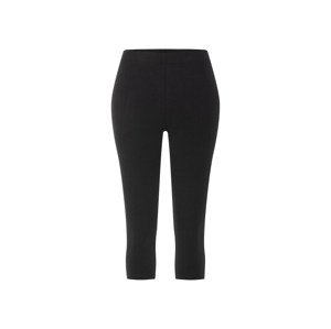 esmara® Dámské capri legíny s BIO bavlnou (černá, M(40/42))