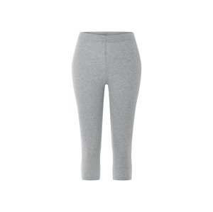esmara® Dámské capri legíny s BIO bavlnou (šedá, Xs(32/34))