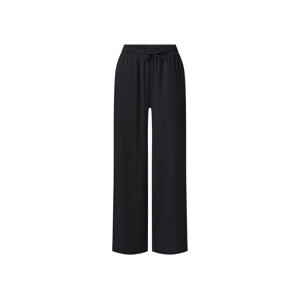 esmara® Dámské mušelínové kalhoty (černá, XS (32-34))