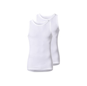 esmara® Pánský nátělník, 2 kusy (bílá, 7/Xl)