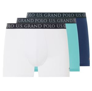 Pánské boxerky, 3 kusy (tyrkysová/modrá/bílá, 7/Xl)