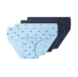 lupilu® Dívčí kalhotky s BIO bavlnou, 4 kusy (navy modrá / modrá, 110/116)
