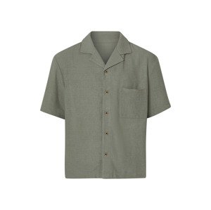 esmara® Pánská košile, volný střih (zelená, XL (43/44))
