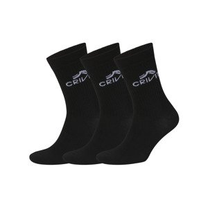Crivit Dámské / Pánské sportovní ponožky, 3 páry (černá, 35/38)