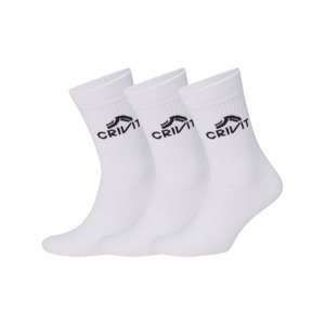 Crivit Dámské / Pánské sportovní ponožky, 3 páry (bílá, 39/42)