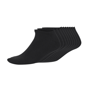 esmara® Pánské nízké ponožky s BIO bavlnou, 10 párů (černá, 43/46)
