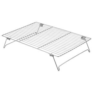 Silvercrest® Chladicí mřížka / Podložka pod hrnec z nerezové oceli (chladicí mřížka s nožičkami)