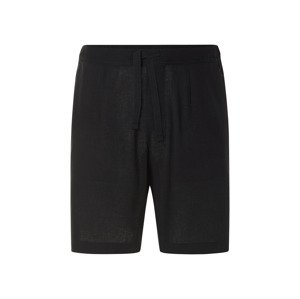 esmara® Pánské lněné kraťasy (černá, XXL (60/62))