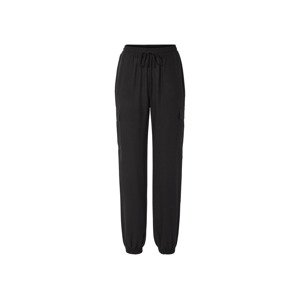 esmara® Dámské cargo kalhoty (černá, XS (32/34))