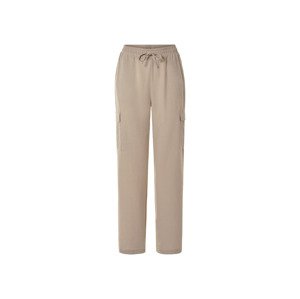 esmara® Dámské cargo kalhoty (béžová, XS (32/34))