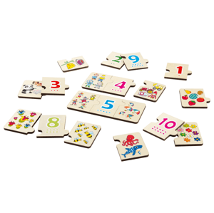 lupilu® Dřevěné puzzle (dřevěné puzzle s čísly)