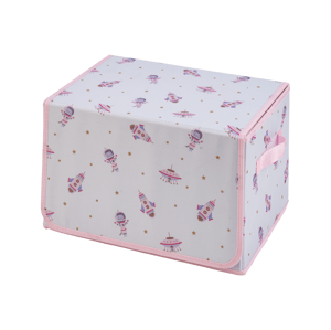 Livarno home Výklopný úložný box s podložkou na hraní (světle růžová)