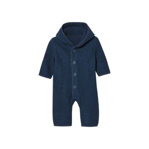 lupilu® Dětský overal s merino vlnou (modrá, 86/92)