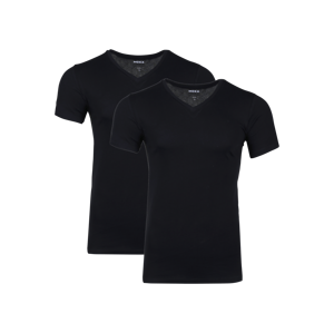 Mexx Pánské spodní triko, 2 kusy ("V" výstřih, černá, XL)