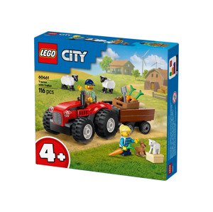 Lego® City 60461 Červený traktor s přívěsem a ovcemi