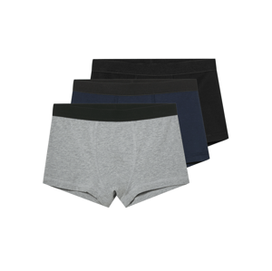esmara® Chlapecké boxerky s BIO bavlnou, 3 kusy (černá / námořnická modrá / šedá, 146/152)