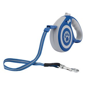zoofari® Samonavíjecí vodítko, 5 m (velký, modrá)