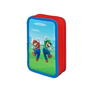 Třípatrový penál s příslušenstvím (Super Mario)