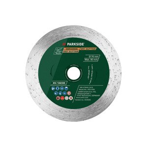 Parkside® Sada řezných a hrubovacích kotoučů / Diamantový řezný kotouč (diamantový řezný turbo kotouč, 76 mm)