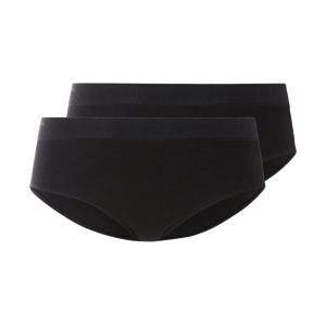 esmara® Dámské bezešvé kalhotky Hipster, 2 kusy (černá, XL (48/50))