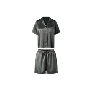 esmara® Dámské saténové pyžamo (šedá, XL (48/50))
