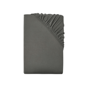 Livarno home Žerzejové napínací prostěradlo, 180-200 x 200 cm (šedá)