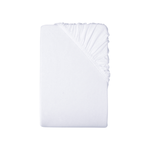 Livarno home Žerzejové napínací prostěradlo, 180-200 x 200 cm (bílá)