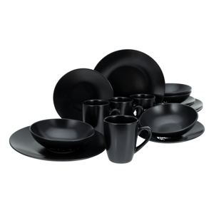 Creatable Sada nádobí »Black Matt«, 16dílná