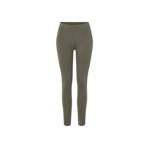 esmara® Dámské legíny s BIO bavlnou (khaki, Xs(32/34))