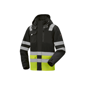 Parkside Performance® Pánská softshellová výstražná bunda (černá, M (48/50))