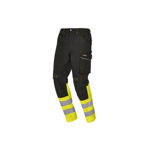 Parkside Performance® Pánské softshellové výstražné kalhoty (černá, 58)