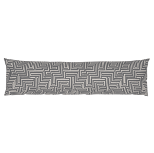 Livarno home Potah na polštář z mikrovláknitého saténu, 40 x 145 cm (geometrický vzor)