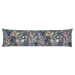 Livarno home Potah na polštář z mikrovláknitého saténu, 40 x 145 cm (listy)